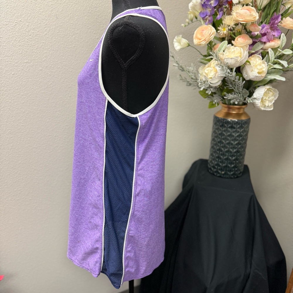Nike Purple Tank Top Women’s Medium | Dri-Fit Activewear Running Gym Racerback - Picture 2 of 8